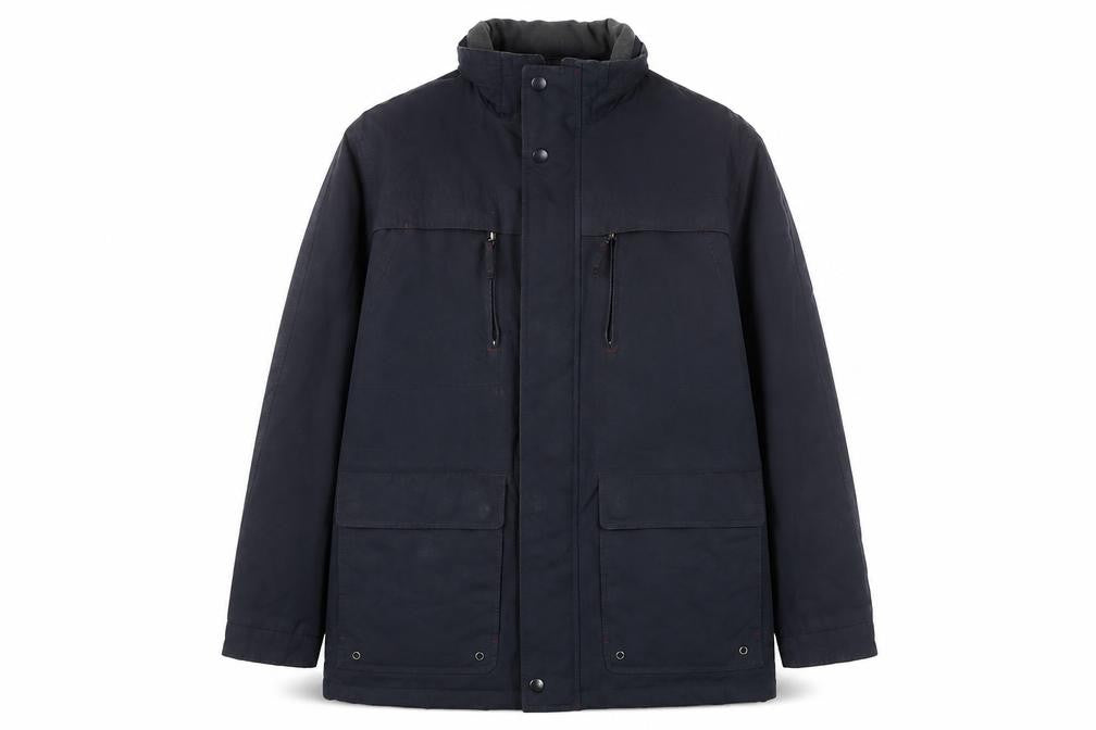 Brook Taverner Mens Blue Jacket Size L Zip