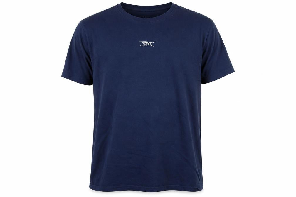 Mens UK Size XL Reebok Blue  Cotton T-Shirt