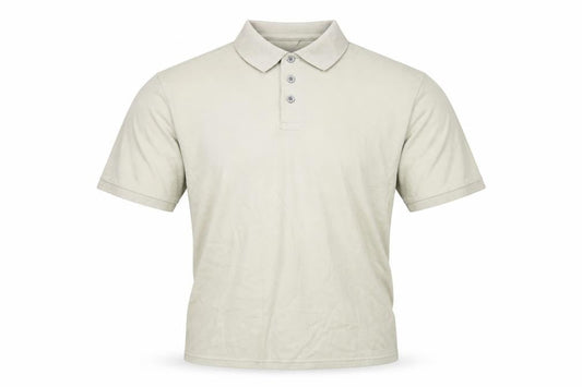 Blue Harbour Mens Beige Cotton Polo Size M Collared Button