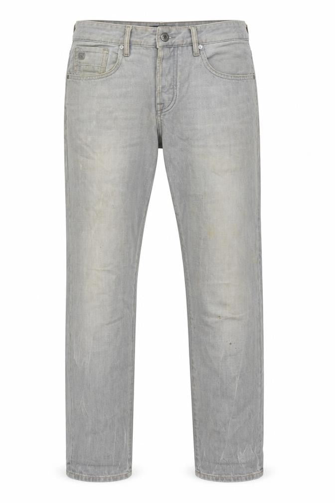 Scotch & Soda Mens Green Cotton Straight Jeans Size 32 in L32 in Regular Zip