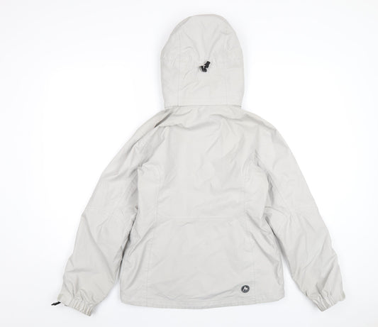 Marmot Mens Grey Rain Coat Coat Size XS Zip