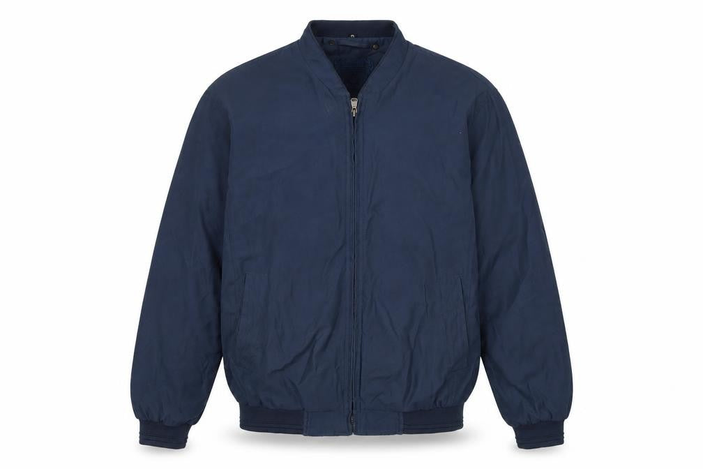 Canson Mens Blue Bomber Jacket Jacket Size M Zip