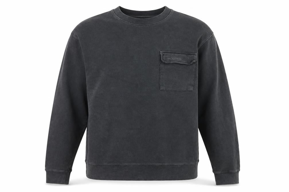 Mens UK L Regular Jack Wills Grey Pullover Sweatshirt