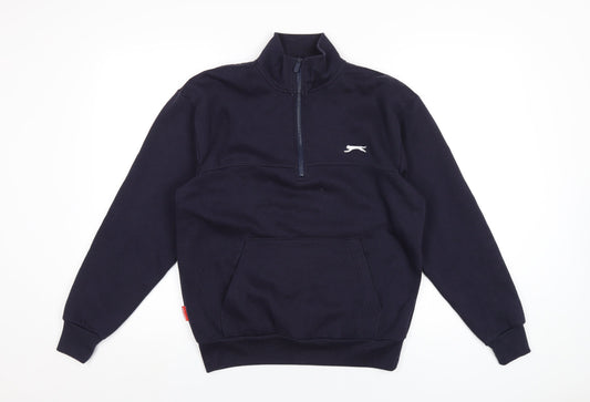 Slazenger Mens Blue Polyester Pullover Sweatshirt Size S