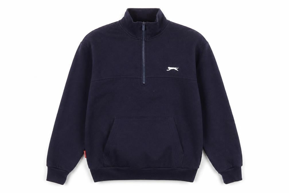 Mens UK S Regular Slazenger Blue Pullover Sweatshirt