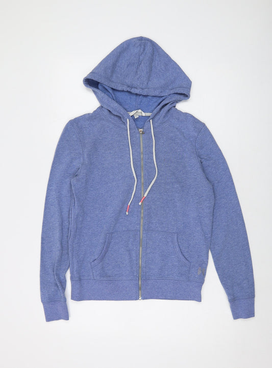 Victoria's Secret Womens Blue Cotton Full Zip Hoodie Size XS Zip