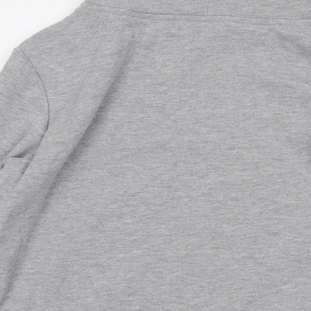 Disney Womens Grey Polyester Pullover Sweatshirt Size 12 Pullover - Mickey Mouse