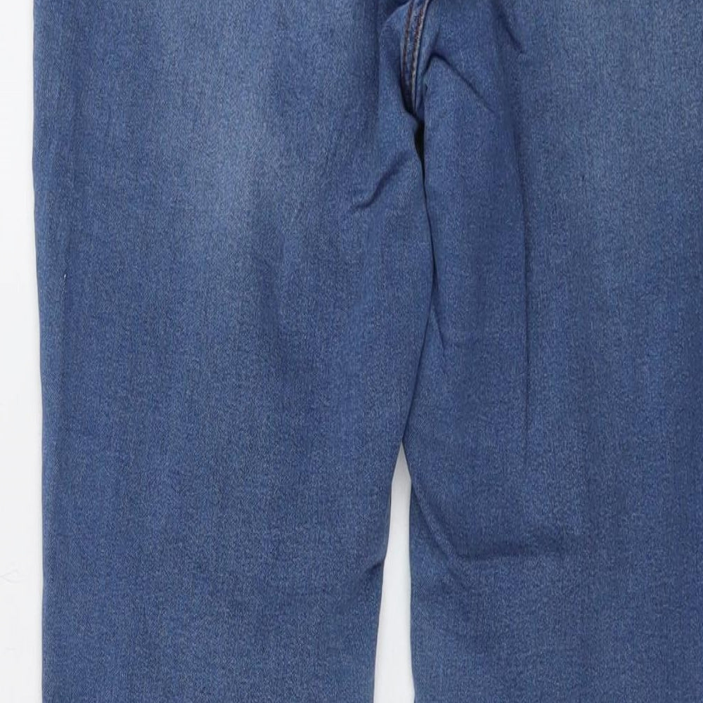 Gap Womens Blue Cotton Skinny Jeans Size M L27 in Regular Button