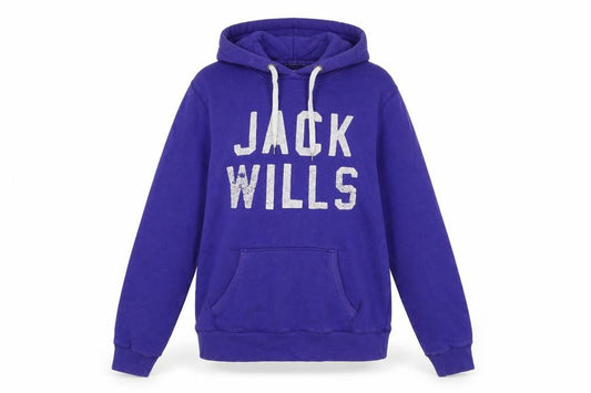 Womens UK 12 Regular Jack Wills Purple Pullover Hoodie