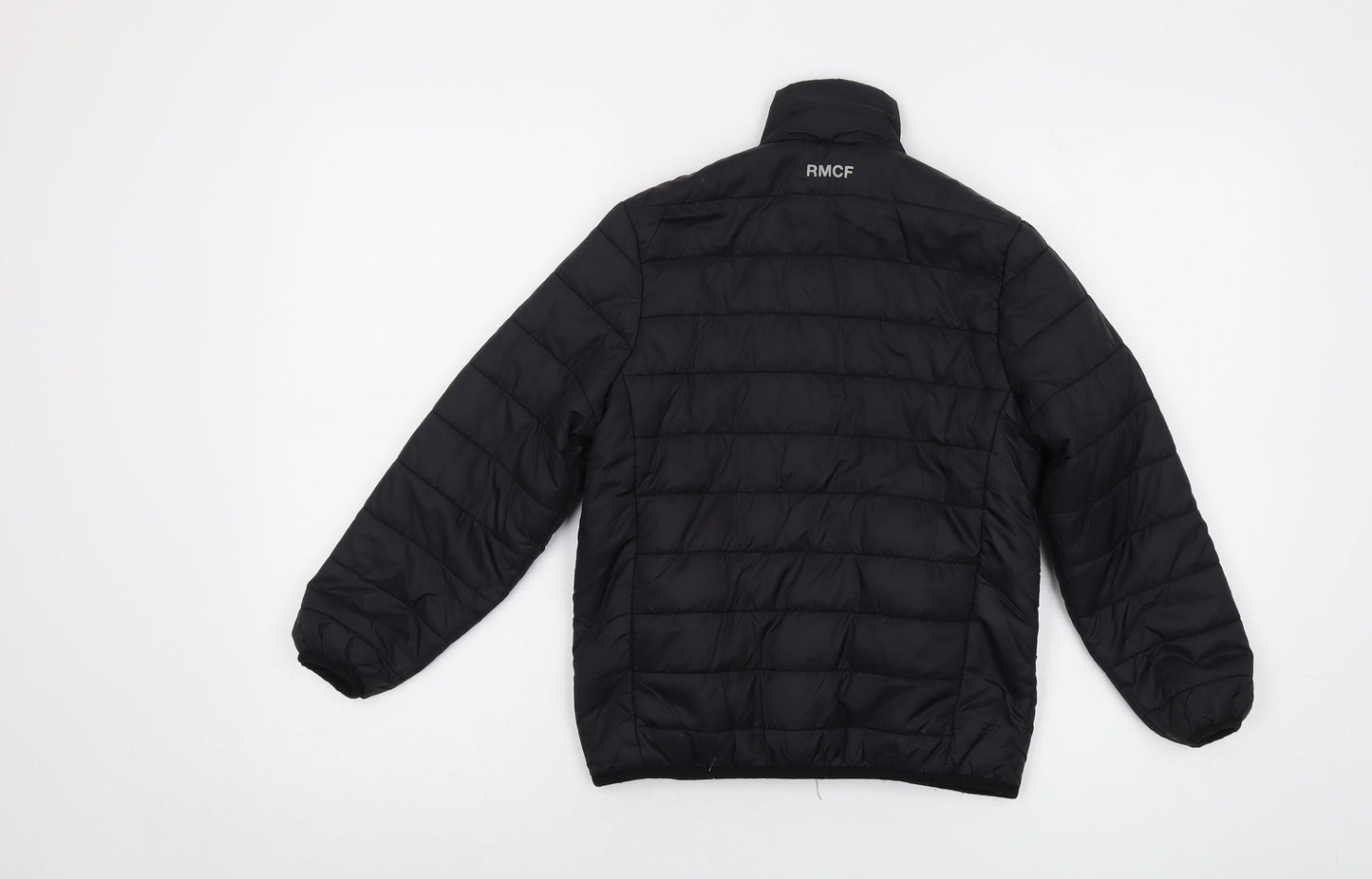 Real Madrid Boys Black Jacket Size 6 Years Zip