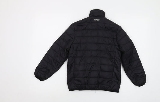 Real Madrid Boys Black Jacket Size 6 Years Zip