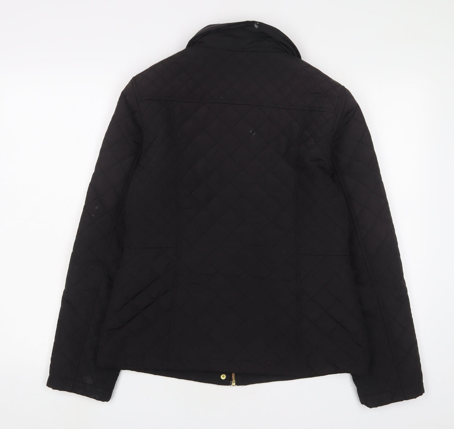 Oasis Mens Black Jacket Size M Zip - Pockets