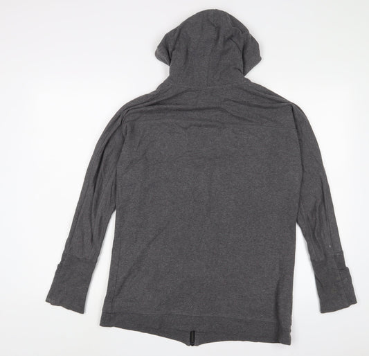mamas & papas Womens Grey Camel Full Zip Hoodie Size 10 Zip