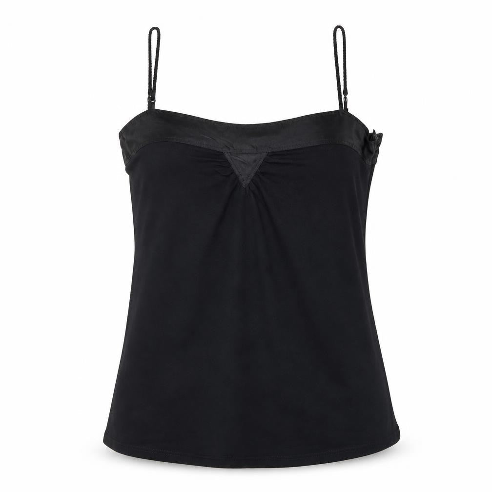 Womens UK Size M Gap Black Viscose Tank
