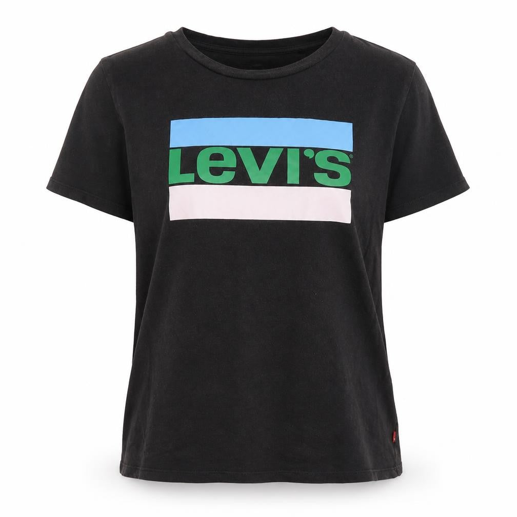 Womens UK Size L Levi's Brown Cotton T-Shirt