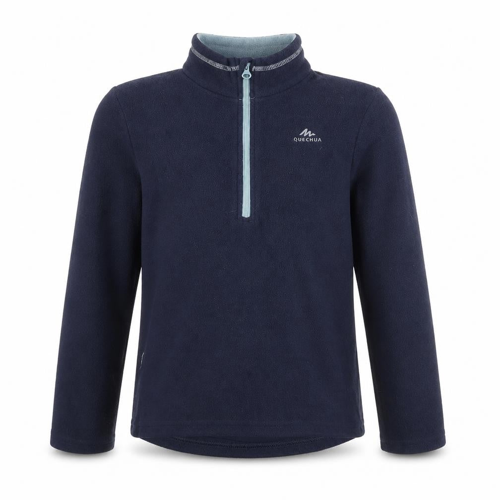 Decathlon Boys Blue Polyester Pullover Sweatshirt Size 8-9 Years Pullover