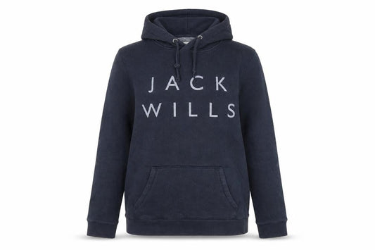 Womens UK 10 Regular Jack Wills Blue Pullover Hoodie