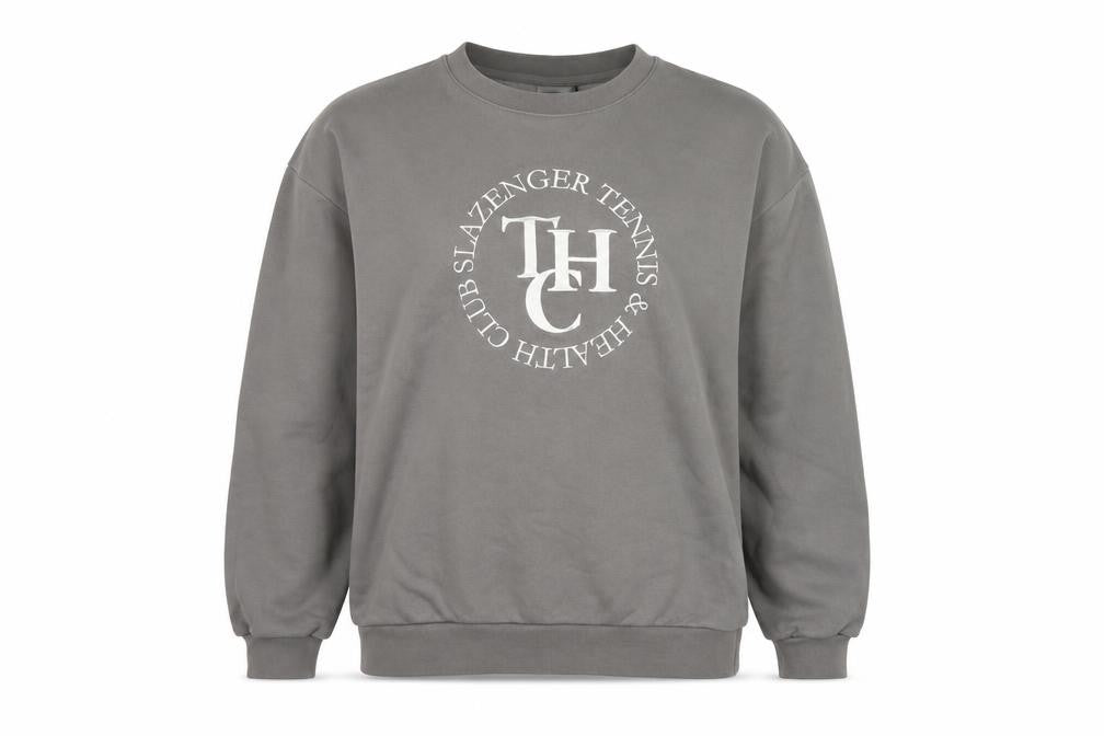 Womens UK 8 Regular Slazenger Grey Pullover Sweatshirt