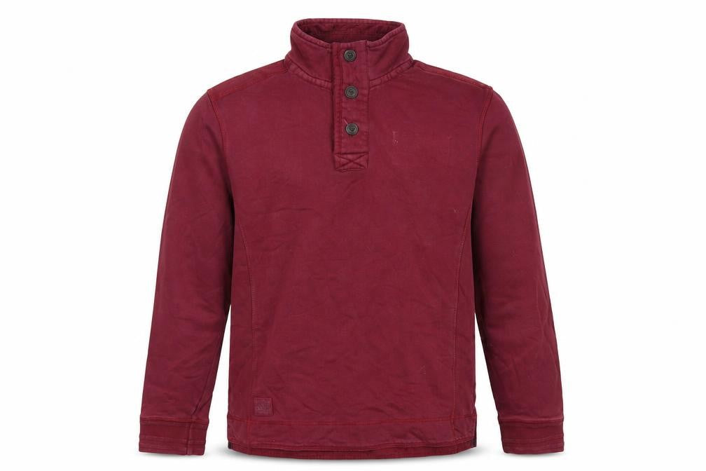 Crew Clothing Red Cotton Pullover Sweatshirt Size M