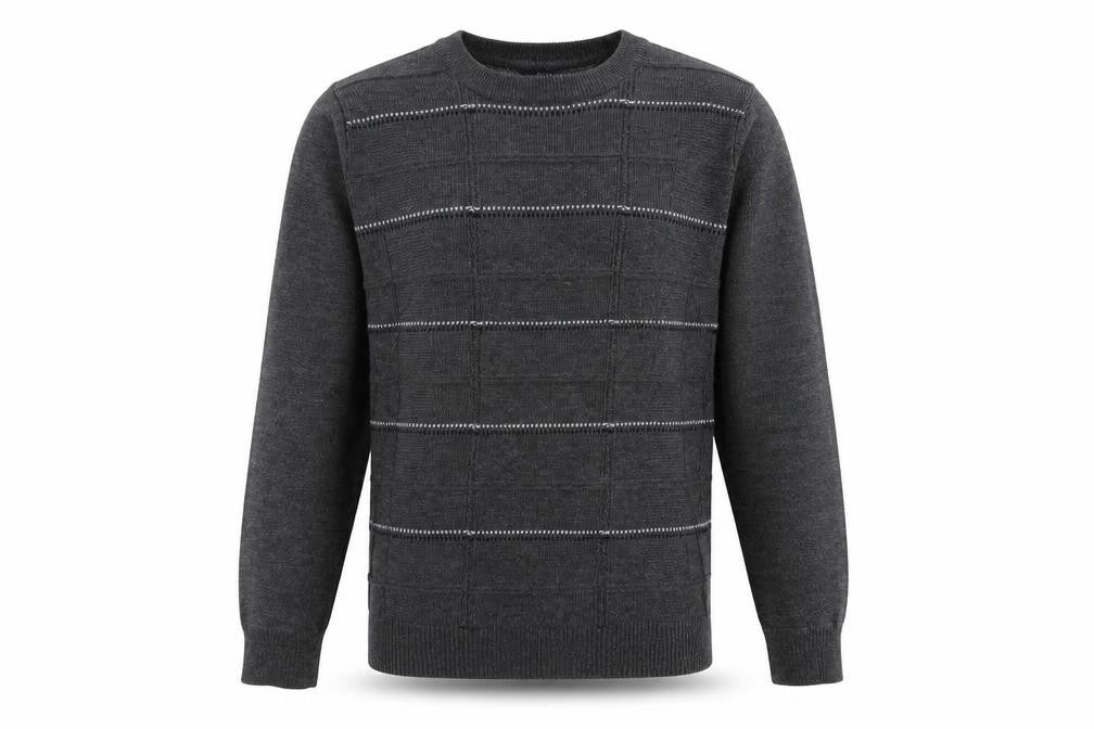 J.J.Willis Mens Grey Roll Neck Polyester Pullover Jumper Size L Long Sleeve