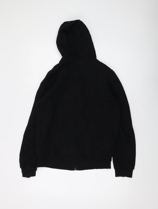 ellesse Boys Black Cotton Full Zip Hoodie Size 13-14 Years Zip