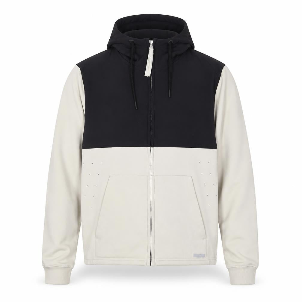 Decathlon Mens Beige Jacket Size L Zip - Logo