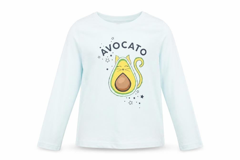 Gap Girls Blue Cotton Basic T-Shirt Size 8-9 Years Round Neck Pullover - Avocato