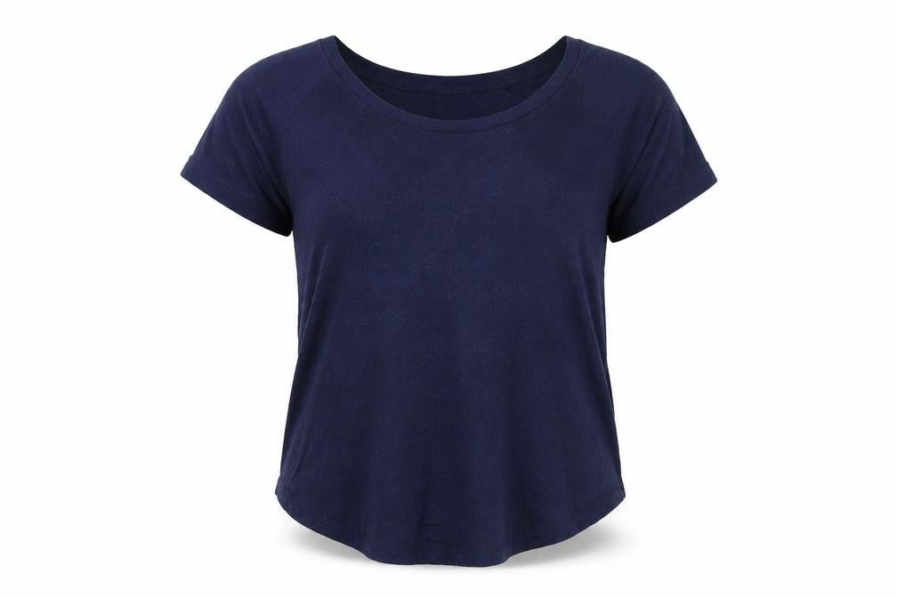 Womens UK Size M Gap Blue Cotton T-Shirt