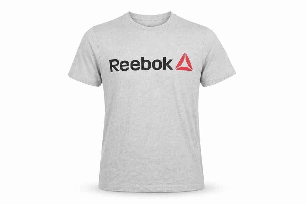 Mens UK Size S Reebok Grey  Cotton T-Shirt