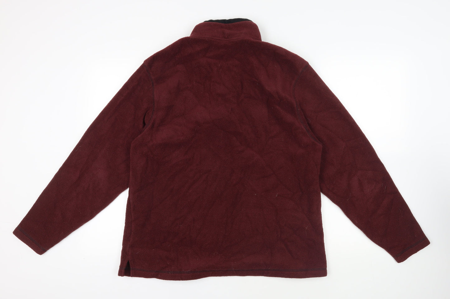 Cutting Edge Mens Brown Polyester Pullover Sweatshirt Size XL