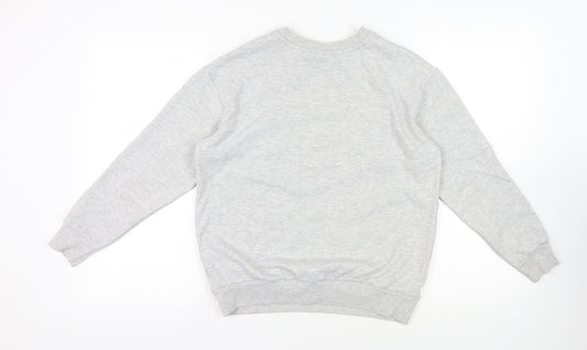 The Flintstones Womens Grey Cotton Pullover Sweatshirt Size S Pullover