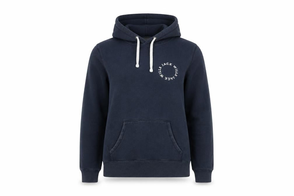 Womens UK 8 Regular Jack Wills Blue Pullover Hoodie