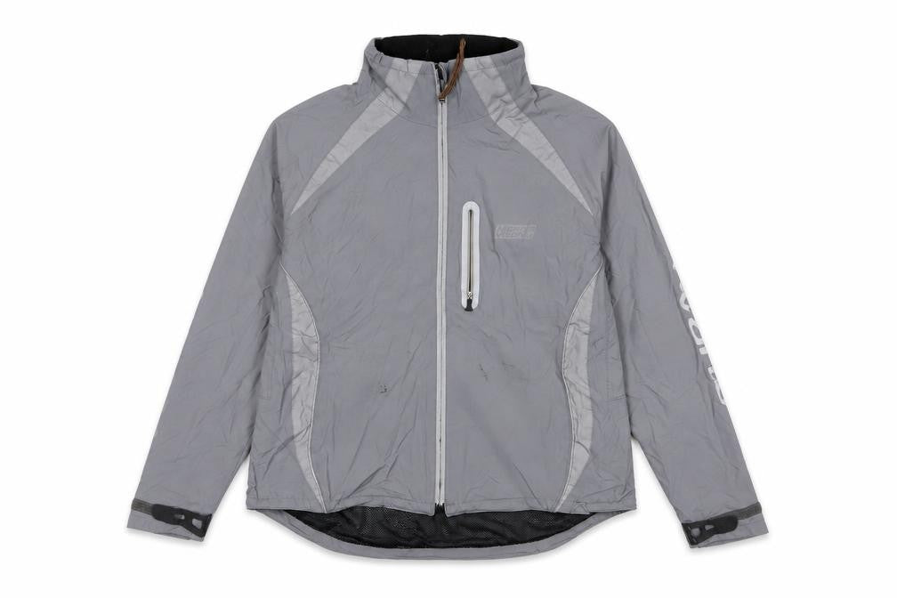 Altura Womens Grey Windbreaker Jacket Size 12 Zip - Logo Zipped Pockets Technical