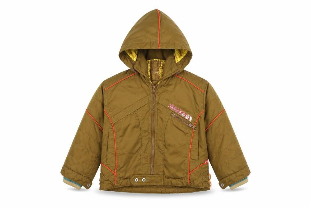 Oilliy Boys Brown Jacket Size 4-5 Years Zip