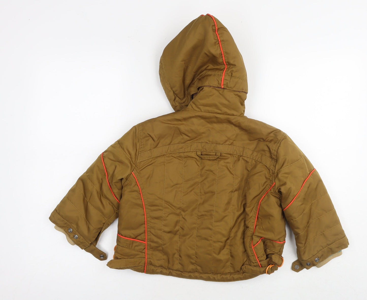 Oilliy Boys Brown Jacket Size 4-5 Years Zip