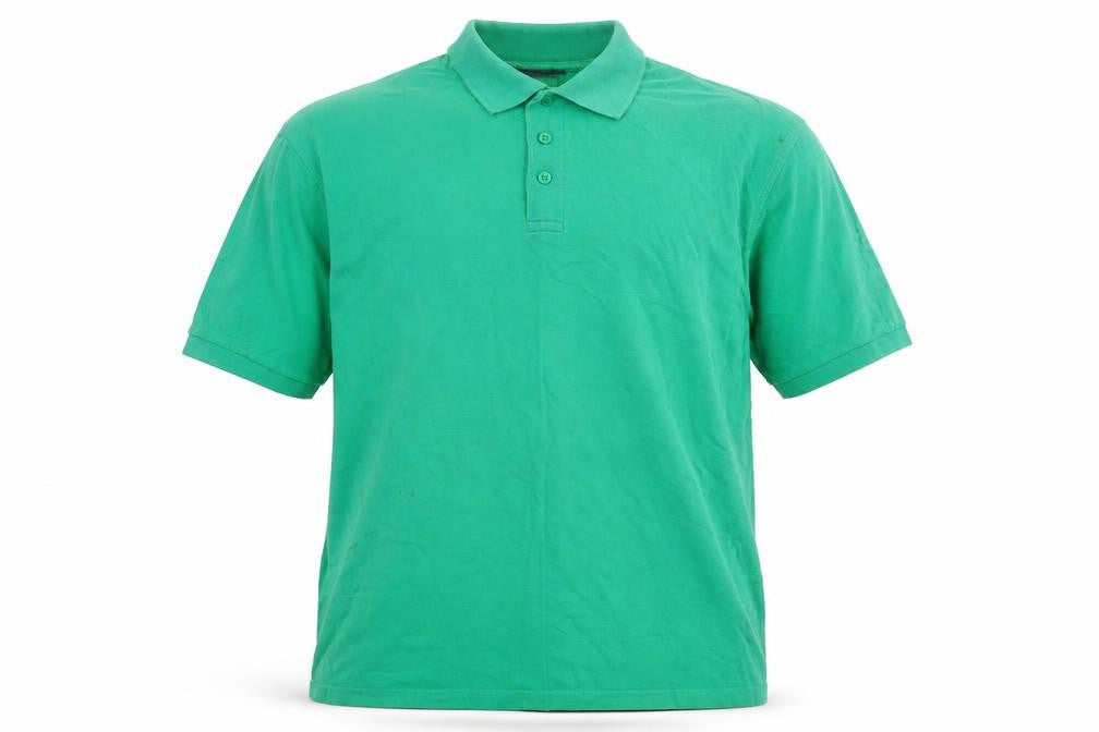 Haworth Mens Green Cotton Polo Size L Collared Pullover