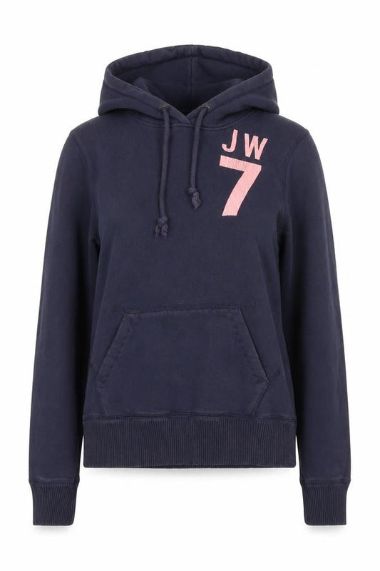 Womens UK 10 Regular Jack Wills Blue Pullover Hoodie