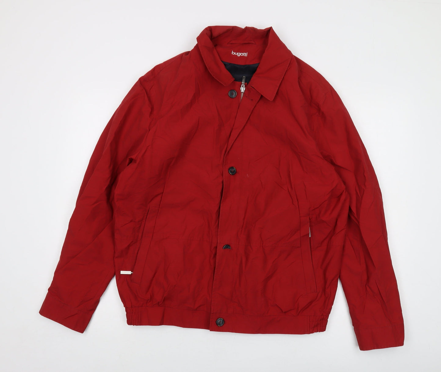 Bugatti Mens Red Jacket Size M Zip