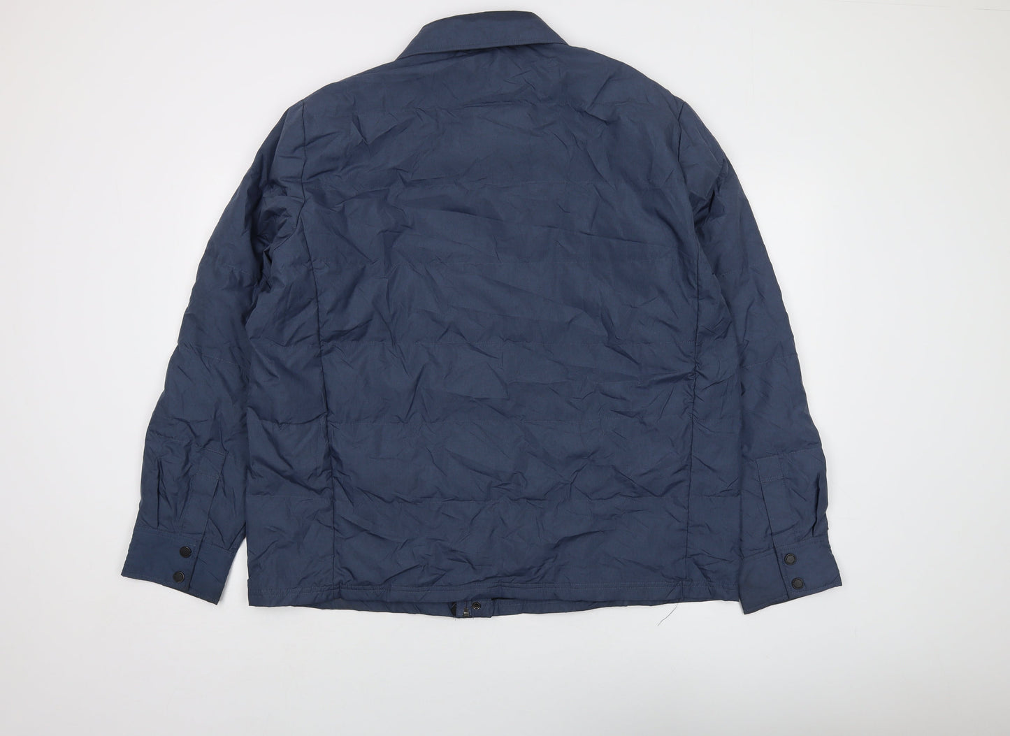 Heat Mens Blue Jacket Size XL Zip