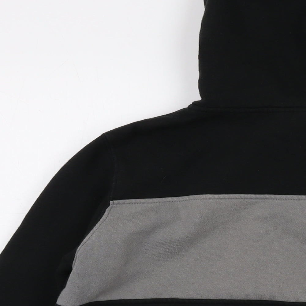 VANS Womens Black Cotton Full Zip Hoodie Size L Zip