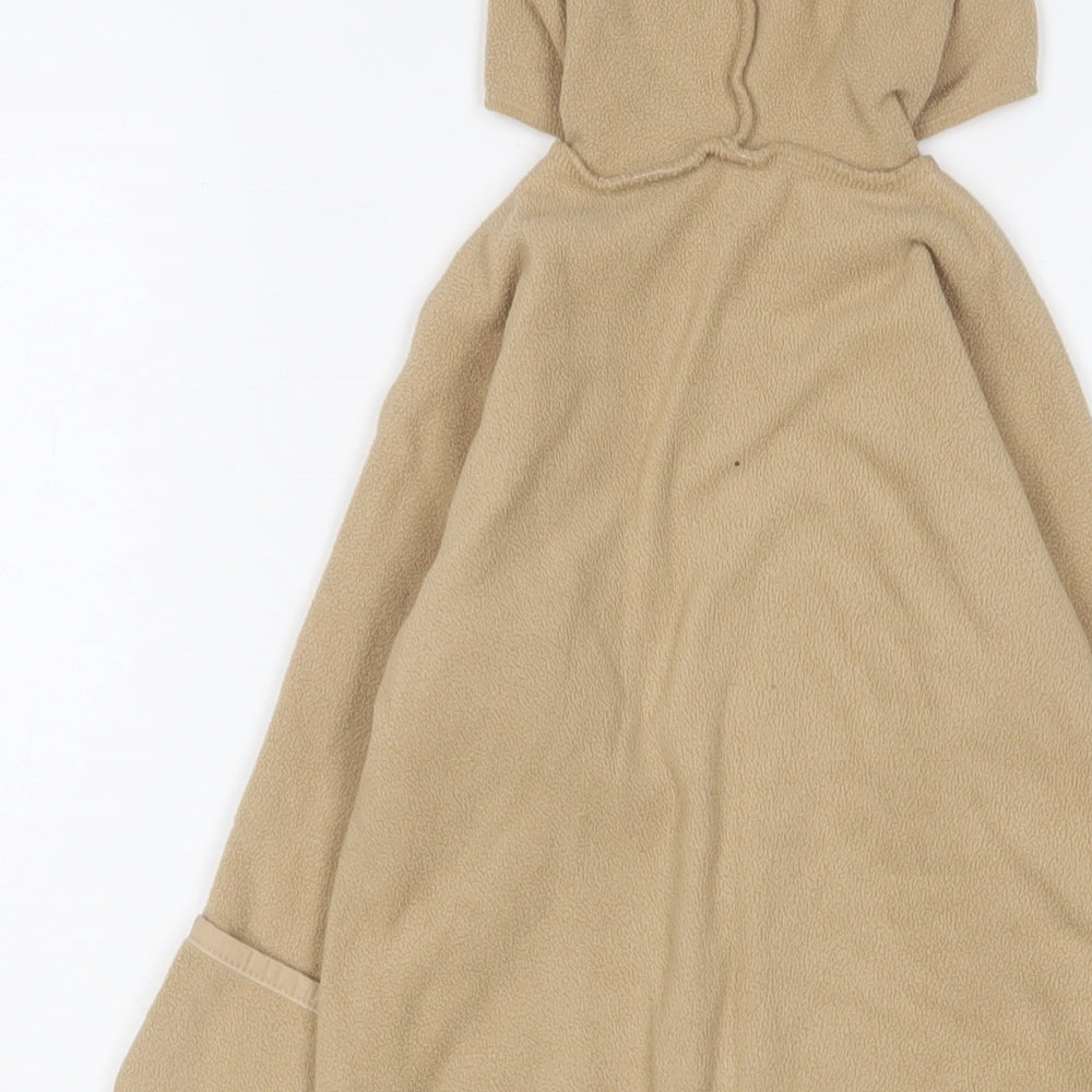 Gap Girls Brown Polyester Babygrow One-Piece Size 6-9 Months Snap - Embroidered