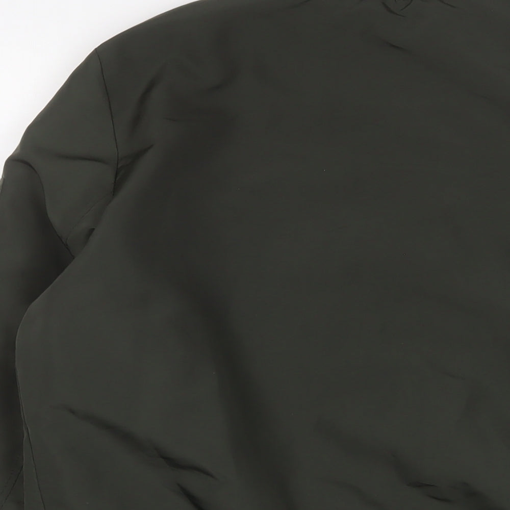 VERO MODA Womens Green Bomber Jacket Jacket Size L Zip