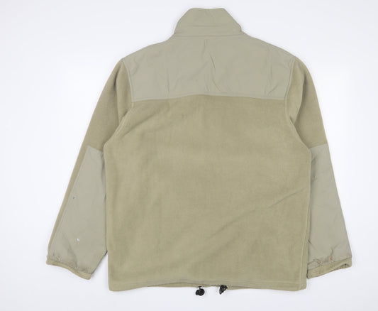 Marks and Spencer Mens Green Jacket Size M Zip - Zip Pockets
