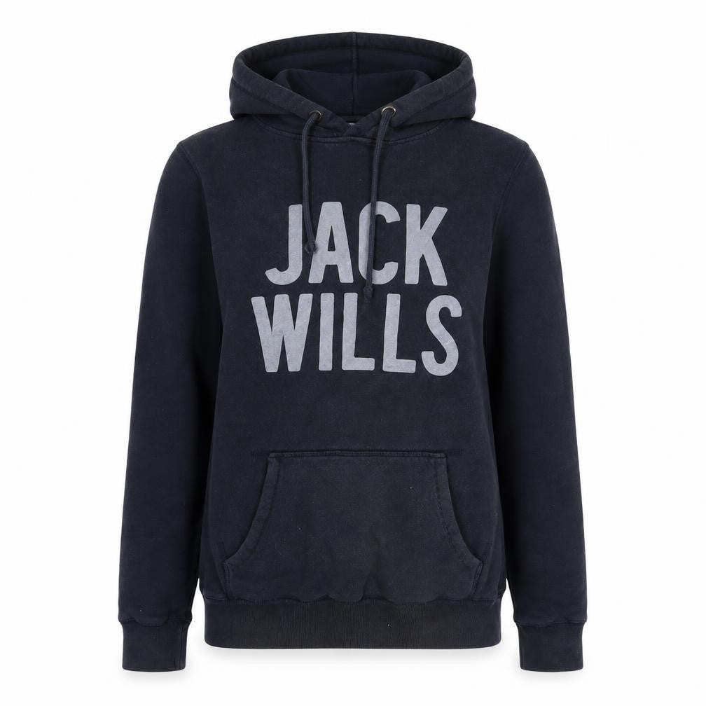 Womens UK 8 Regular Jack Wills Blue Pullover Hoodie