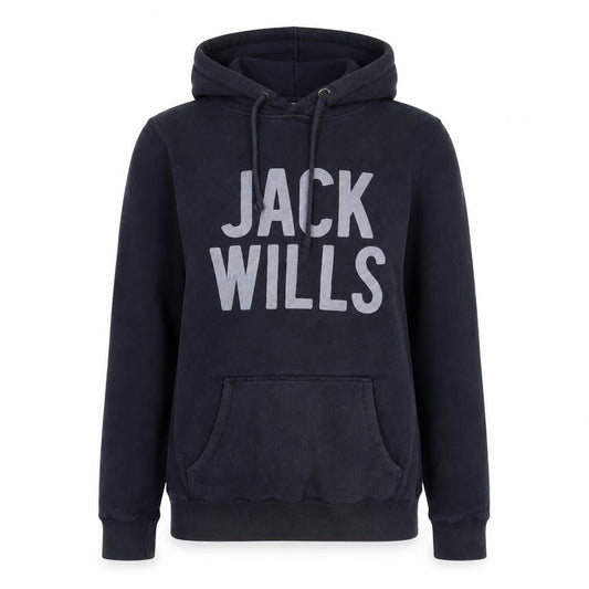 Womens UK 8 Regular Jack Wills Blue Pullover Hoodie