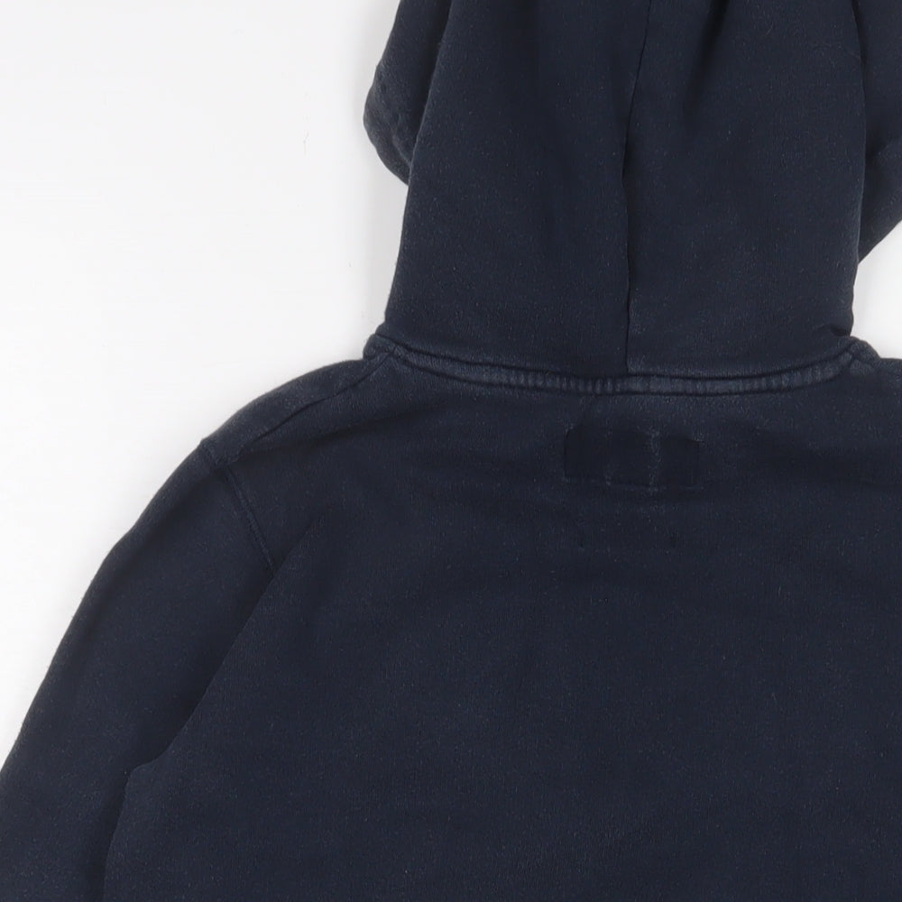 Jack Wills Womens Blue Cotton Pullover Hoodie Size 8 Pullover - Logo