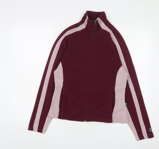 Harry Hall Womens Purple Jacket Size L Zip - Logo, Embroidered