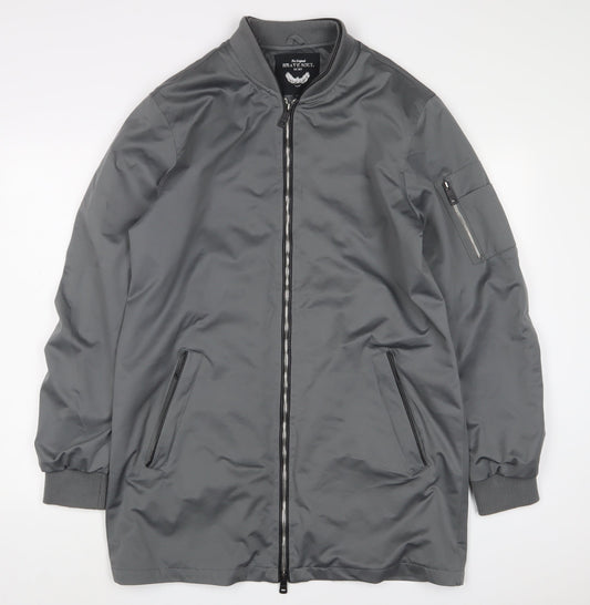 Brave Soul Womens Grey Jacket Size M Zip