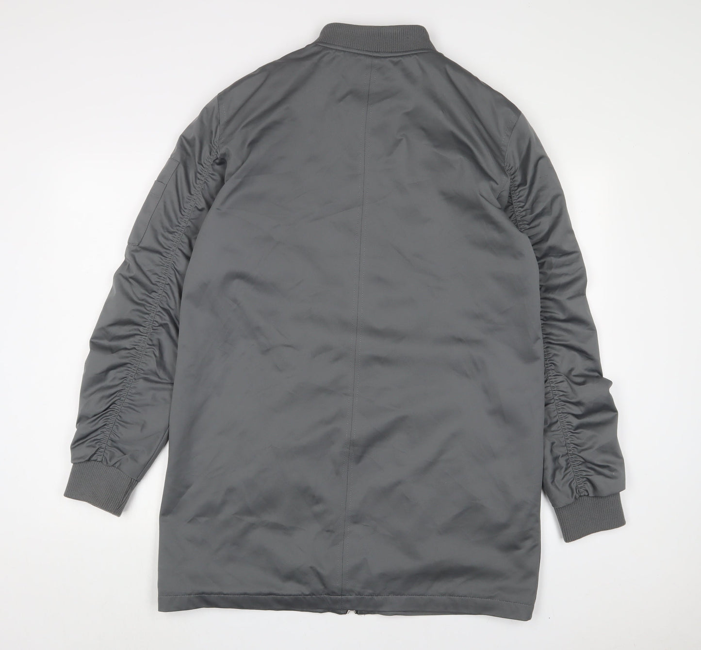 Brave Soul Womens Grey Jacket Size M Zip