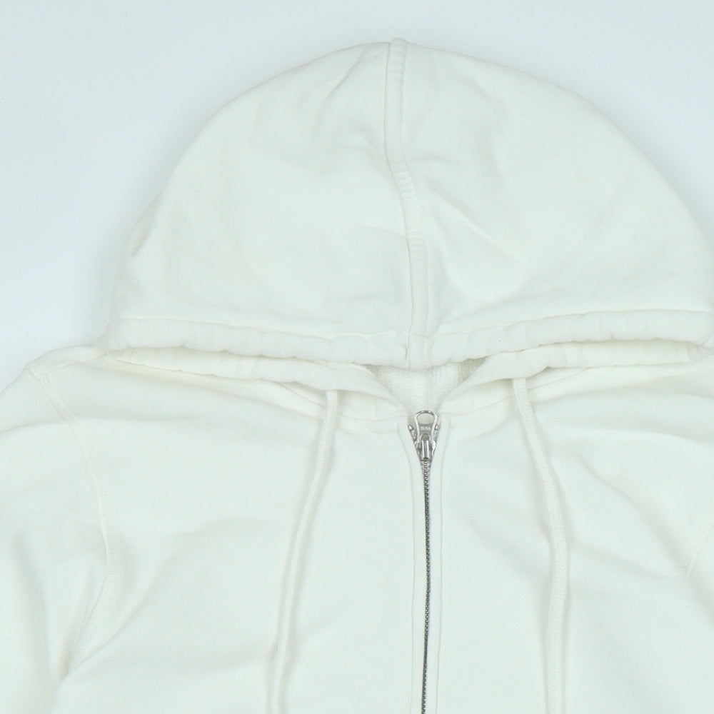 Marks and Spencer Womens Ivory Jacket Size 14 Zip